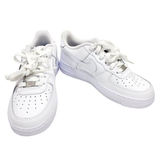 Nike Air Force 1 Youth Shoes DH2920-111 White Leather Size 6.5Y EU 39 Sneakers - Picture 8 of 14